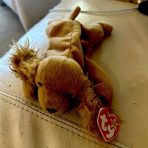 Ty Beanie baby spunky the dog with original tags